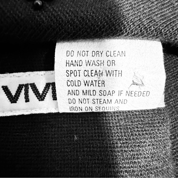 Vintage Vivienne Tam Beaded Cardigan, Black, Size 2 - Picture 10 of 13